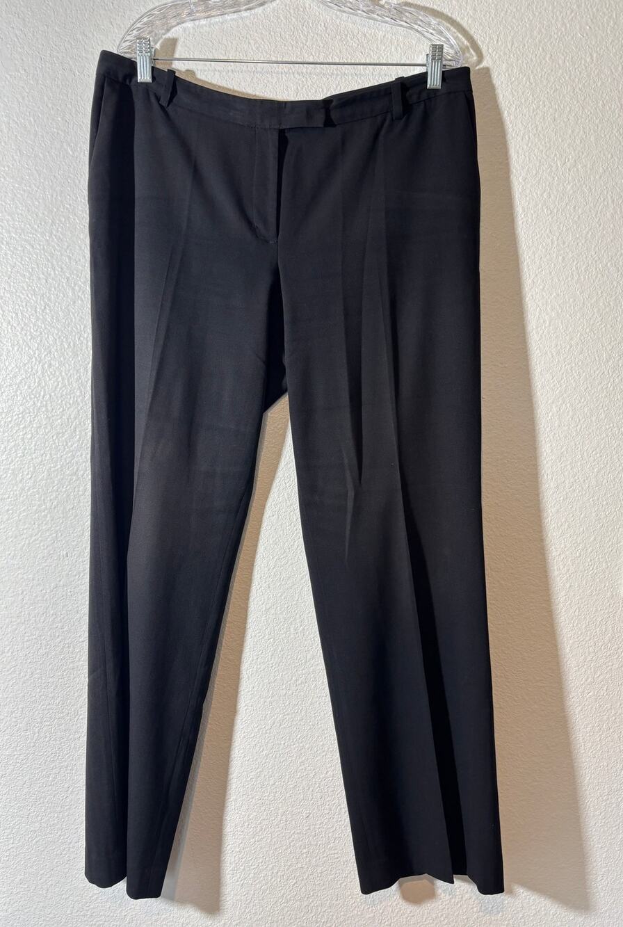 Calvin Klein Women's Size 12 Black Dress Pants Trousers Slacks Office Career
